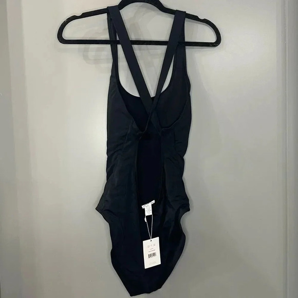 NWT Andie The Tulum One Piece Swimsuit Black Size Large - Picture 5 of 6